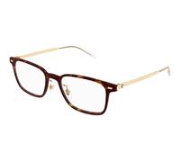 Montblanc MB0394ON 003 Man Optical frames Injected Havana Transparent Squared