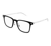 Montblanc MB0395ON 001 Man Optical frames Injected Black Transparent Squared