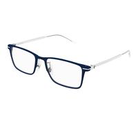 Montblanc MB0396ON 004 Man Optical frames Blue Transparent Squared