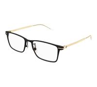Montblanc MB0396ON 006 Man Optical frames Black Transparent Squared