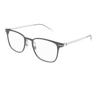 Montblanc MB0397ON 005 Man Optical frames Metal Grey Transparent Squared