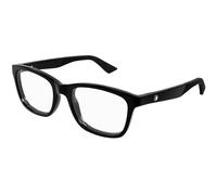 Montblanc MB0401O 001 Man Optical frames Injected Black Transparent Squared