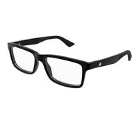 Montblanc MB0402O 001 Man Optical frames Injected Black Transparent Squared