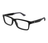 Montblanc MB0402O 002 Man Optical frames Injected Black Transparent Squared