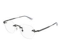 Montblanc MB0403O 003 Man Optical frames Metal Ruthenium Transparent Round