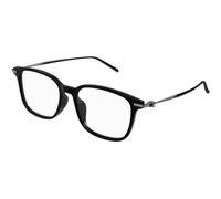 MONTBLANC Eyeglasses Black-ruthenium-transparent/Lens Height: 42,10 Lens Diagonal: 58,80 Shape Description: Cat Eye