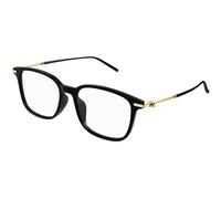 Montblanc MB0413OA 002 Man Optical frames Acetate Black Transparent Cat Eye