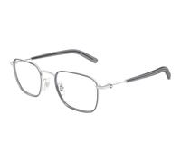 Montblanc MB0424O 004 Man Optical frames Metal Silver Transparent Squared