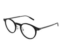 Montblanc MB0426O 001 Man Optical frames Injected Black Transparent Round