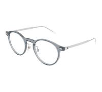 Montblanc MB0426O 003 Man Optical frames Injected Grey Transparent Round