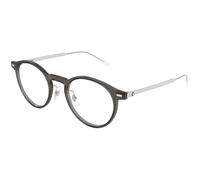 Montblanc MB0426O 004 Man Optical frames Injected Grey Transparent Round