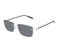 Montblanc MB0429S 002 Men's Sunglasses Silver Size 56