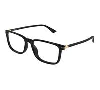 Montblanc MB0437O 006 Man Optical frames Acetate Black Transparent Squared