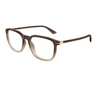 Montblanc MB0438O 005 Man Optical frames Acetate Brown Transparent Squared