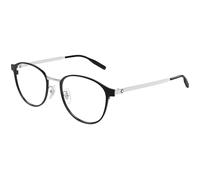 Montblanc MB0447OA 005 Man Optical frames Titanium Black Transparent Round