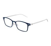 Montblanc MB0449OJ 003 Man Optical frames Blue Transparent Squared