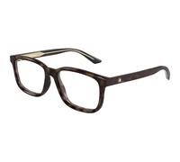 Montblanc MB0452O 003 Man Optical frames Acetate Havana Transparent Squared