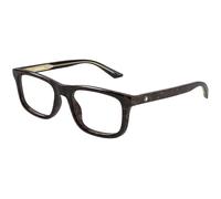 Montblanc MB0457O 008 Man Optical frames Acetate Havana Transparent Squared