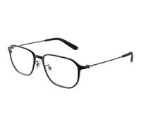 Montblanc MB0465OA 001 Man Optical frames Metal Black Transparent Geometric