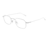 Montblanc MB0474O 002 Man Optical frames Metal Silver Transparent Squared