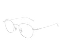 Montblanc MB0476OA 002 Man Optical frames Metal Silver Transparent Geometric