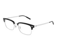 Montblanc MB0493OJ 002 Man Optical frames Metal Silver Transparent Squared