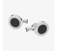 Montblanc Meisterstuck Round Black Onyx Cufflinks 116664