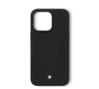 Montblanc Meisterstuck Selection Silicone Phone Case for Apple iPhone 14 Pro Black D - Black MNT-804