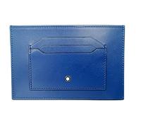 Montblanc Meisterstück Card Holder 6cc Blue Card Holder, Adults Unisex, Multicoloured (Multicoloured), One Size