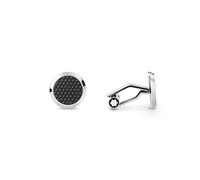 Montblanc Meisterstück Stainless Steel & Black Cufflinks