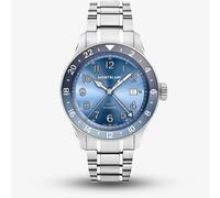 Montblanc Mens 1858 GMT Zero Oxygen Blue Dial Watch 136523