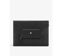 Montblanc Mens Montblanc Sartorial Grained-Leather Pouch Black