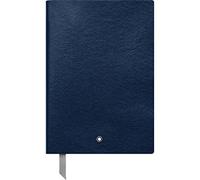 Montblanc Notebook 113593 Fine Stationery #146 Indigo - Elegant Soft Cover Journal - Lined Notebook with Leather Binding - A5