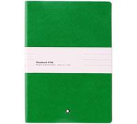 Montblanc Notebook 116518 Fine Stationery #146 Green - Elegant Soft Cover Journal - Lined Notebook with Leather Binding - A5
