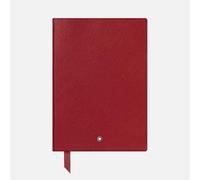 Montblanc Notebook 116521 Fine Stationery #146 Red - Elegant Soft Cover Journal - Lined Notebook with Leather Binding - A5