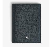 Montblanc Sartorial Tweed Blue Leather Passport Holder 220433