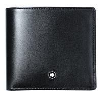 Montblanc Wallet Meisterstuck 4cc With Coin Case Black D MNT-053