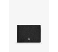Montblanc Womens Montblanc Sartorial Logo-Embellished Grained-Leather Wallet Black