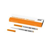 Montblanc Writing Accessories 2 Ballpoint Pen Refills Medium Manganese Orange D - Orange MNT-773
