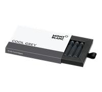 Montblanc Writing Accessories 8 Ink Cartridges Fountain Pen Refills Cool Grey - Grey MNT-679