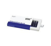 Montblanc Writing Accessories 8 Ink Cartridges Fountain Pen Refills Permanent Blue - Blue MNT-692