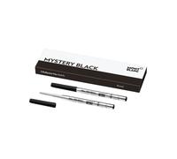 Montblanc Writing Accessories Refills 2 Ballpoint Pen Refills Broad Mystery Black - Black MNT-444