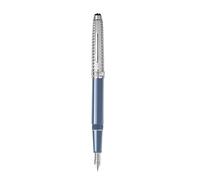 Montblanc Writing Instrument Meisterstuck Glacier Doue Fountain Pen M Blue D - Blue
