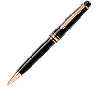 Montblanc Writing Instrument Meisterstuck Rose Gold-Coated Classique Ballpoint Pen - Silver MNT-499