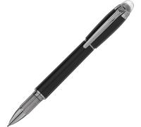 Montblanc Writing Instrument StarWalker UltraBlack Precious Resin Fineliner D - Silver MNT-466