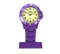 MontCherry 3D Bookmark and Prince NY London Rotating Unisex Nurses Fob Watch by Trendz (White/Luminous Face)