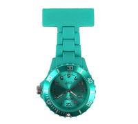 MontCherry 3D Bookmark and Prince NY London Rotating Unisex Nurses Fob Watch by Trendz (Dark Purple/White Face)