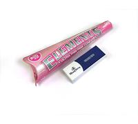 MontCherry Brand 1 Tips & Elements Ultra Thin pink king size Pre Rolled Cone by Trendz