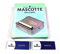 MontCherry Brand 2 Tips and Mascotte Metal Rollbox/Rolling Machine/Storage Tin Combo for Regular Size by Trendz