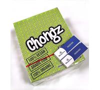 MontCherry Brand Exclusive 2 Tips and Chongz Brand King Size Slim Organic Rolling Papers with Filter Tips - Box of 22 Packs Combo sold by Trendz